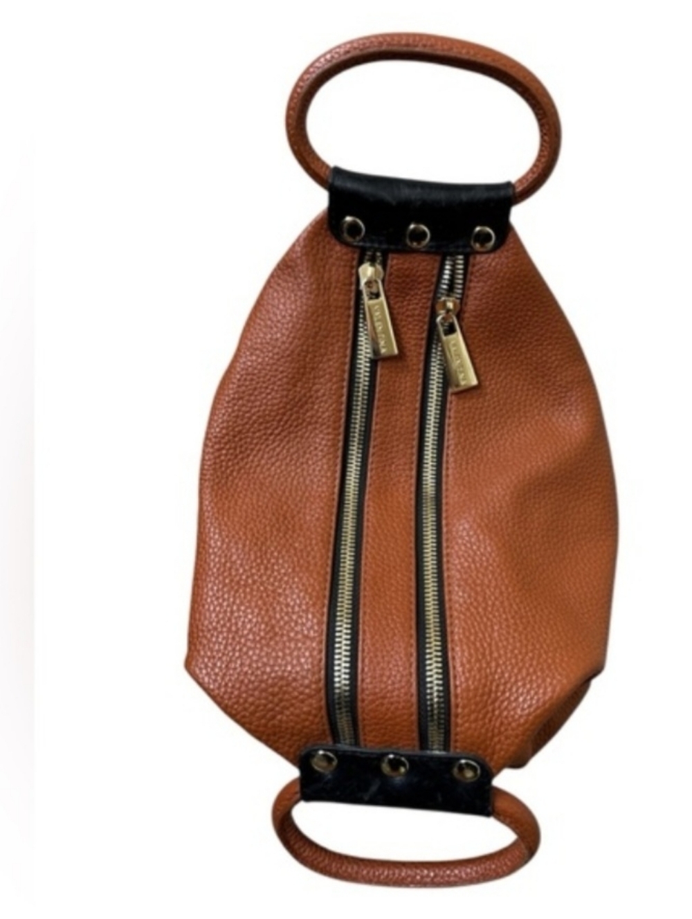 ,💞❣️Womens Valentinas Black and Browm Leather Bucket Hobo Shoulder Bag💘❣️ - Picture 3 of 14
